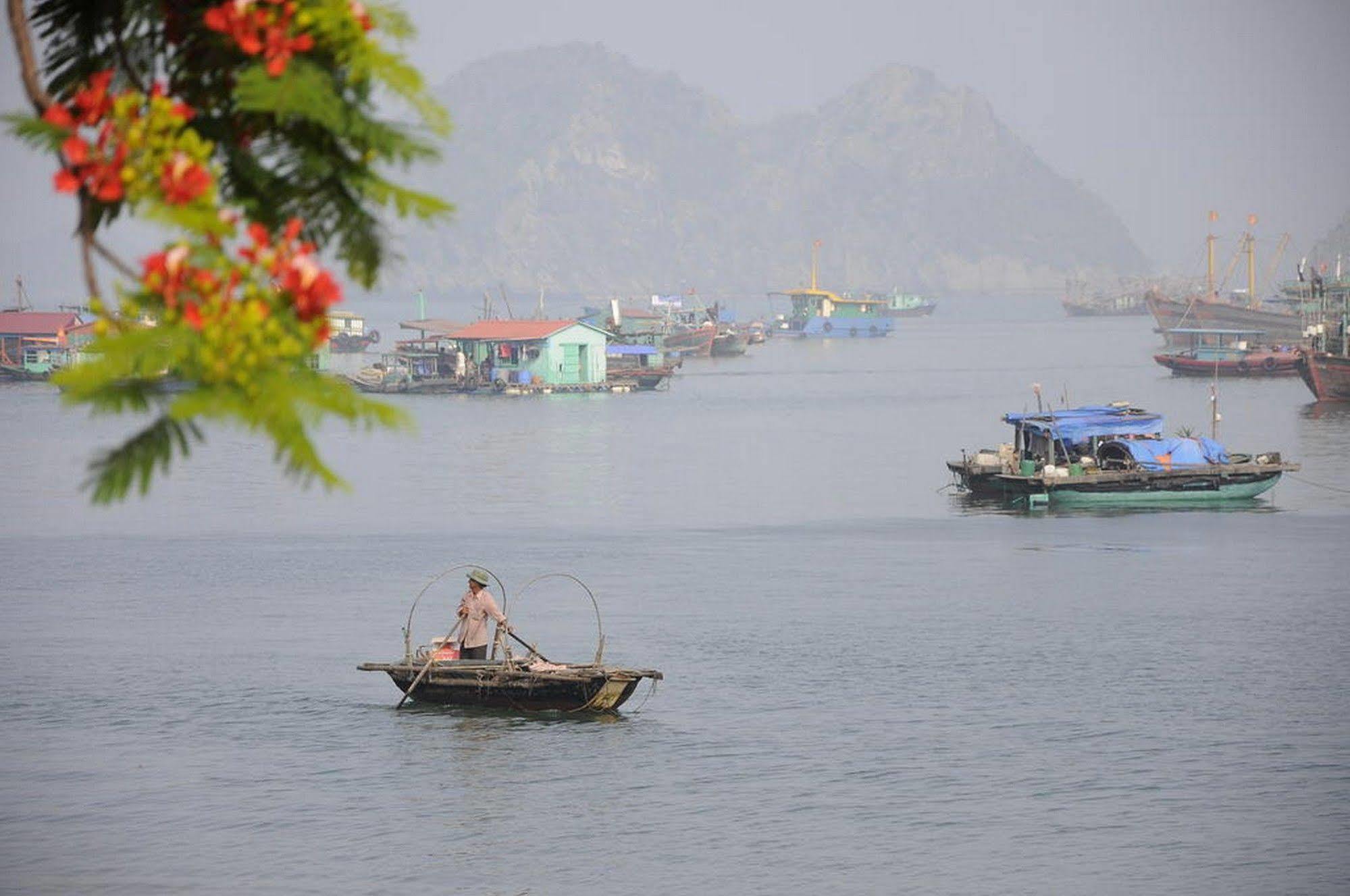 Hung Long Harbour Hotel Cat Ba Dong Khe Sau Exterior foto